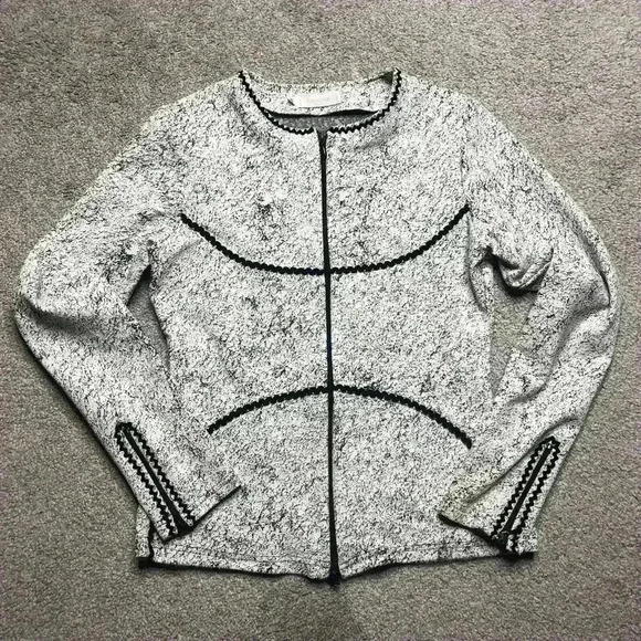 Rayure Blazer with Zipper Closure - Picture 1 of 11